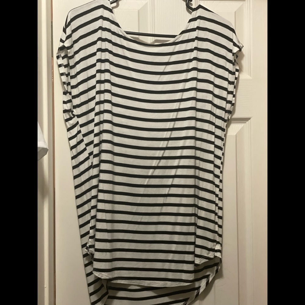 Black & white striped shirt from TjMaxx size XL